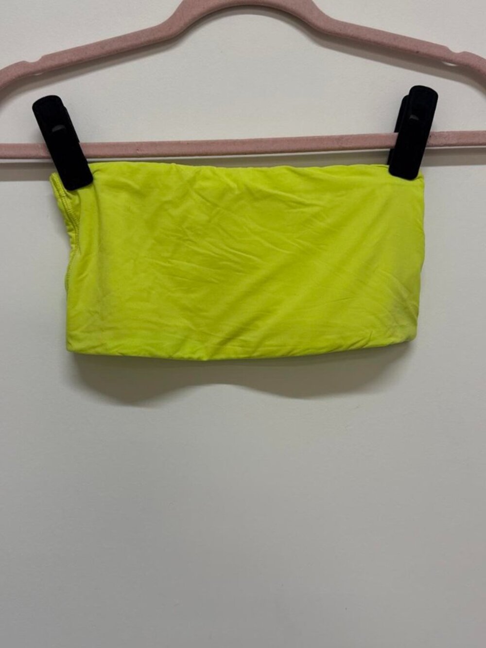 Skims Women's Yellow Crop-top - Picture 1 of 2